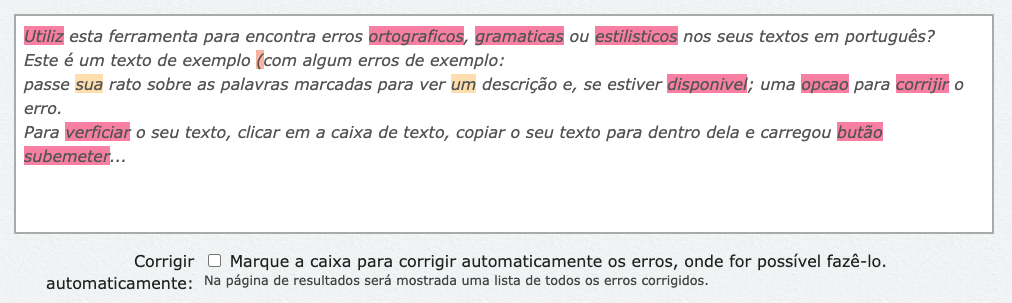 corretor ortográfico gratuito online